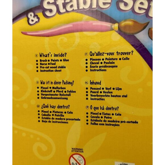 AMAV Horses and Stable Painting Set - BX3213M1 - Picture 3 of 4